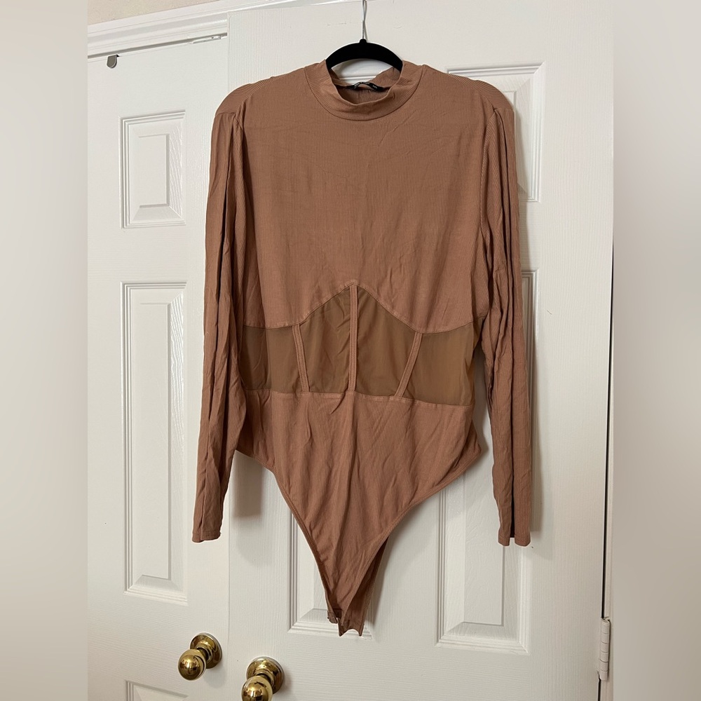 Shein ribbed bodysuit size 4XL